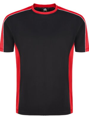 Wicking T-Shirt Black-Red