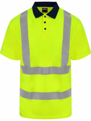 Pro High Vis Polo Yellow