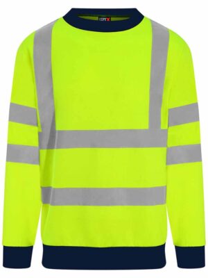 Pro High Vis Sweatshirt Yellow