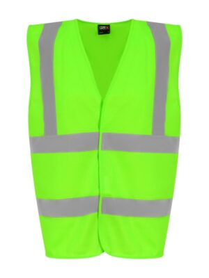 Pro High Vis Waistcoat Lime