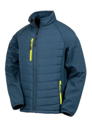 Result Softshell Jacket Navy-Yellow