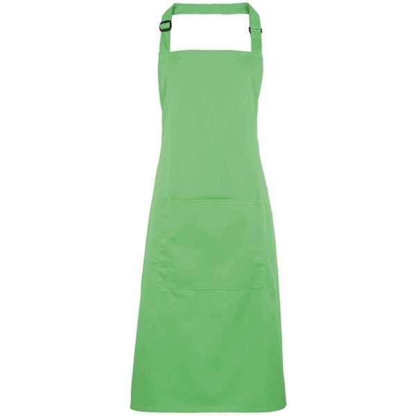 Colours Bib Apron Pocket Apple Green