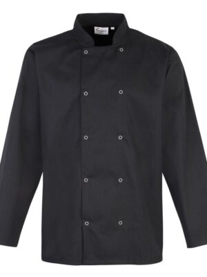 Long Sleeve Chef Jacket Black
