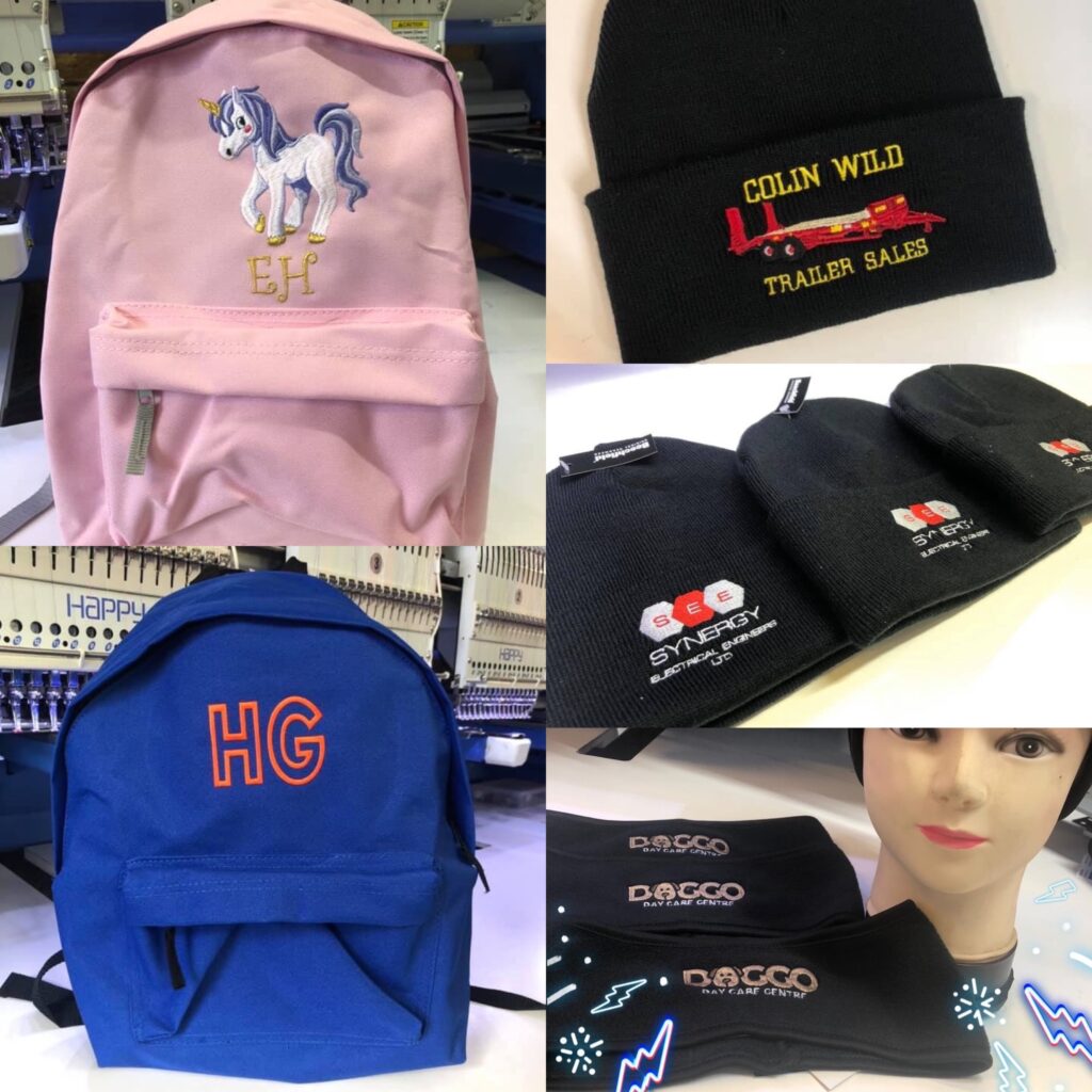 Personalised Hats & Bags