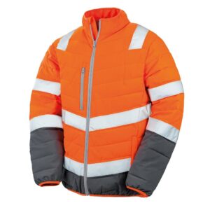 Result Padded Safety Jacket Orange