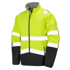 Result Printable Safety Jacket Yellow-Black