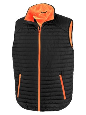 Result Thermoquilt Gilet Black-Orange