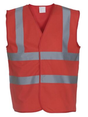 Yoko-Hi-Vis-Two-Band-and-Brace-Waistcoat-Red