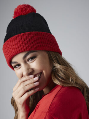 Beechfield Snowstar® two-tone beanie