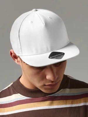 Beechfield 5-panel snapback rapper cap