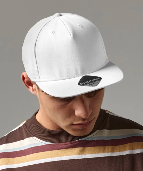 Beechfield 5-panel snapback rapper cap