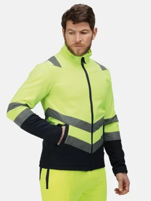 Regatta Pro hi-vis softshell jacket