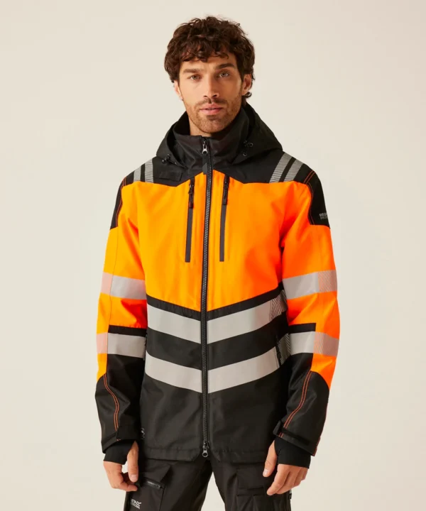 Regatta Hi-Vis X-Pro Waterproof shell jacket (Class 2)