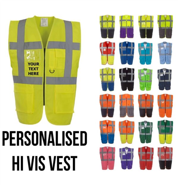 Yoko Multifunctional executive hi-vis waistcoat (HVW801) - Image 2