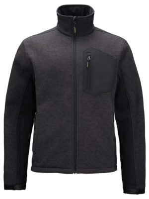 Stanley Brady zip-through knitted fleece