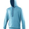 AWDis Varsity Hoodie - Hawaiian Blue/Oxford Navy