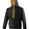 AWDis Varsity Hoodie - Jet Black/Gold