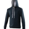 AWDis Varsity Hoodie - New French Navy/Heather Grey