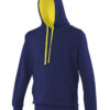 AWDis Varsity Hoodie - Oxford Navy/Sun Yellow