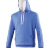 AWDis Varsity Hoodie - Royal Blue/Arctic White