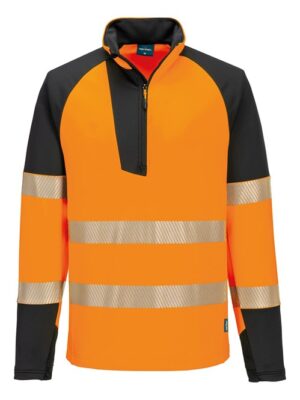PW3 Hi-vis ¼-zip sweatshirt (T172)