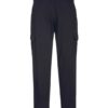 Portwest Women's stretch cargo trousers (S233) slim fit - Black