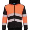 PW3 Hi-vis Class 1 winter hoodie - Orange