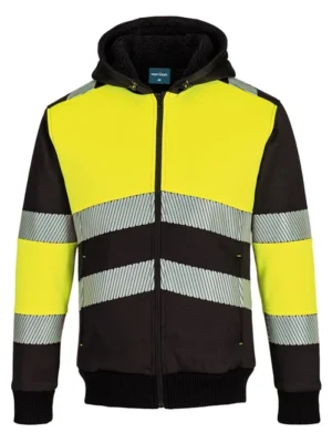 PW3 Hi-vis Class 1 winter hoodie
